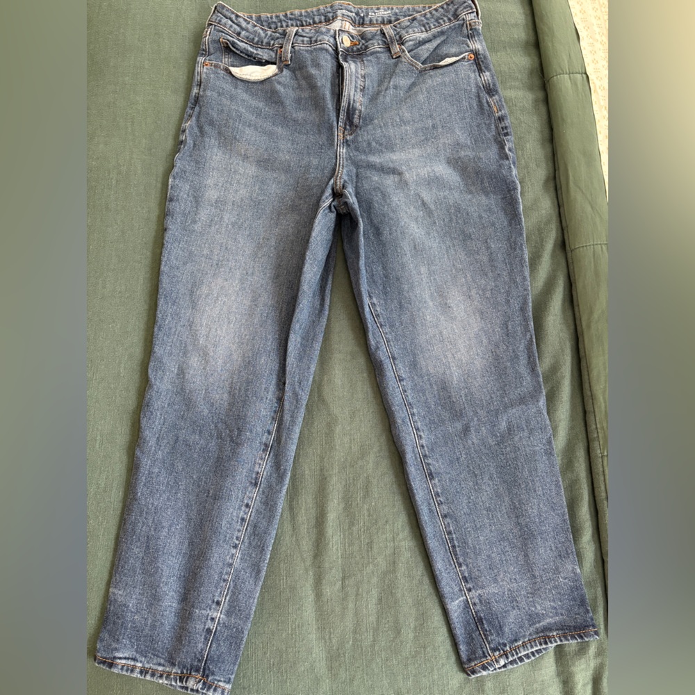 Old Navy Women's Straight Leg Jeans - Blue